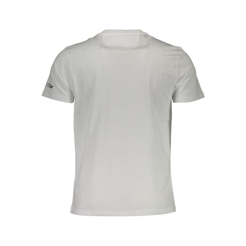La Martina White Cotton Men T-Shirt