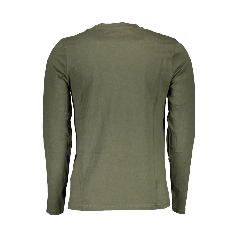 North Sails Green Cotton Men T-Shirt