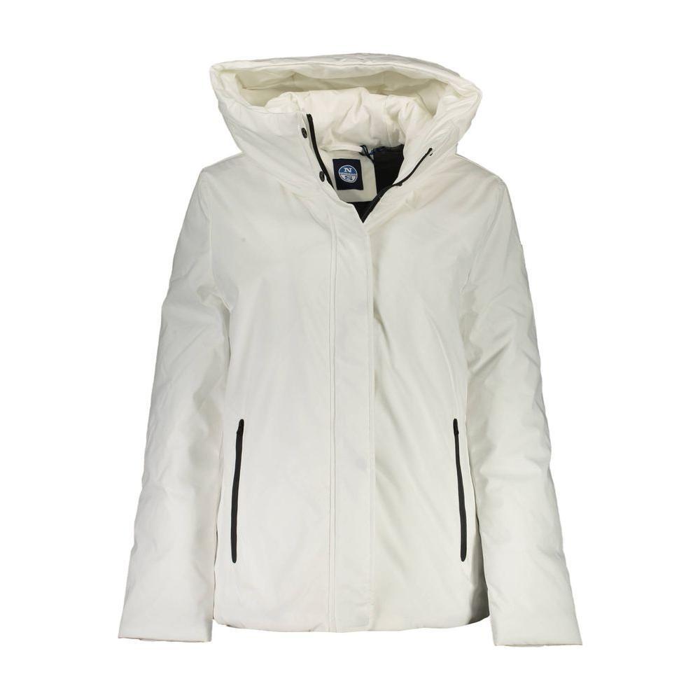 North Sails White Polyester Women Jacket NO-16410-XS