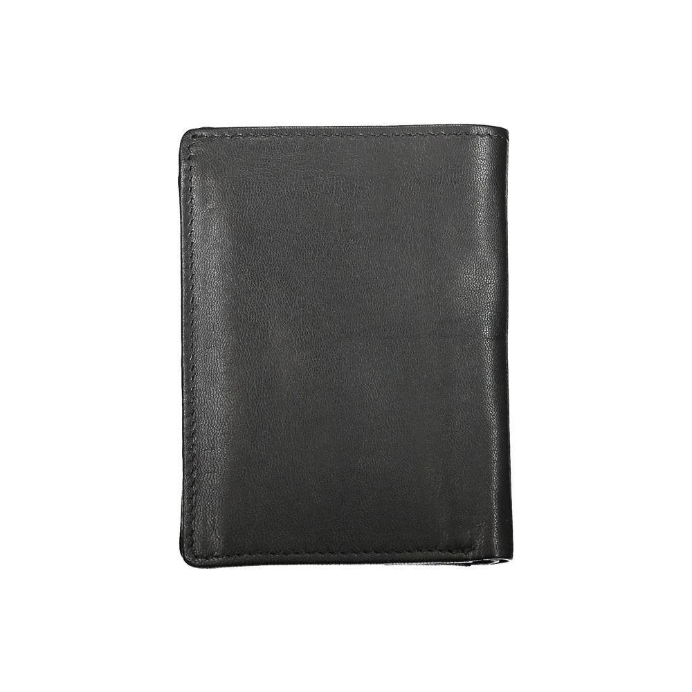 Blauer Elegant Black Leather Dual Compartment Wallet BL-27443