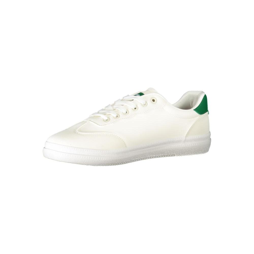 Carrera White Polyester Sneaker