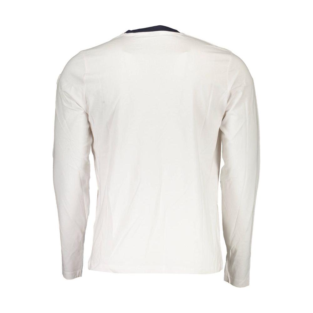 North Sails White Cotton Men T-Shirt