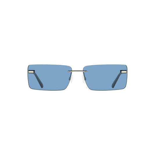 Calvin Klein Blue Metal Women Sunglass