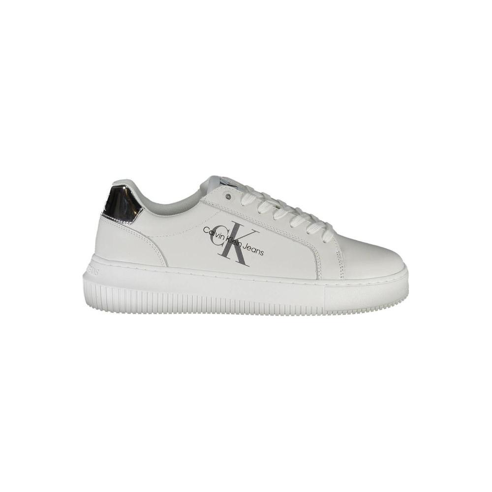 Calvin Klein White Leather Women Sneaker