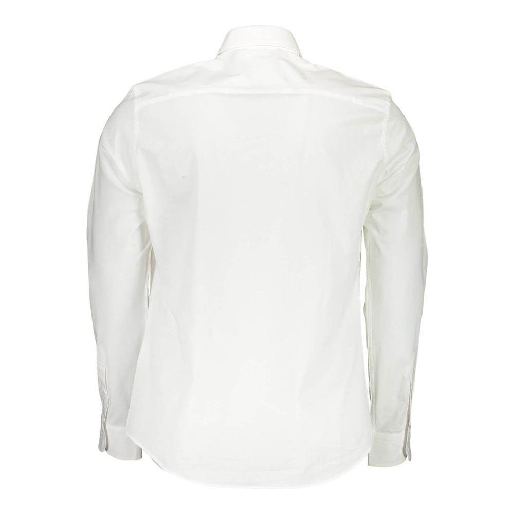 North Sails White Cotton Men Shirt