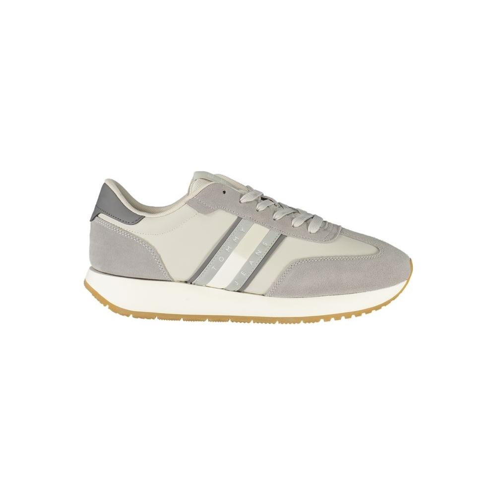 Tommy Hilfiger Brown Leather Men Sneaker