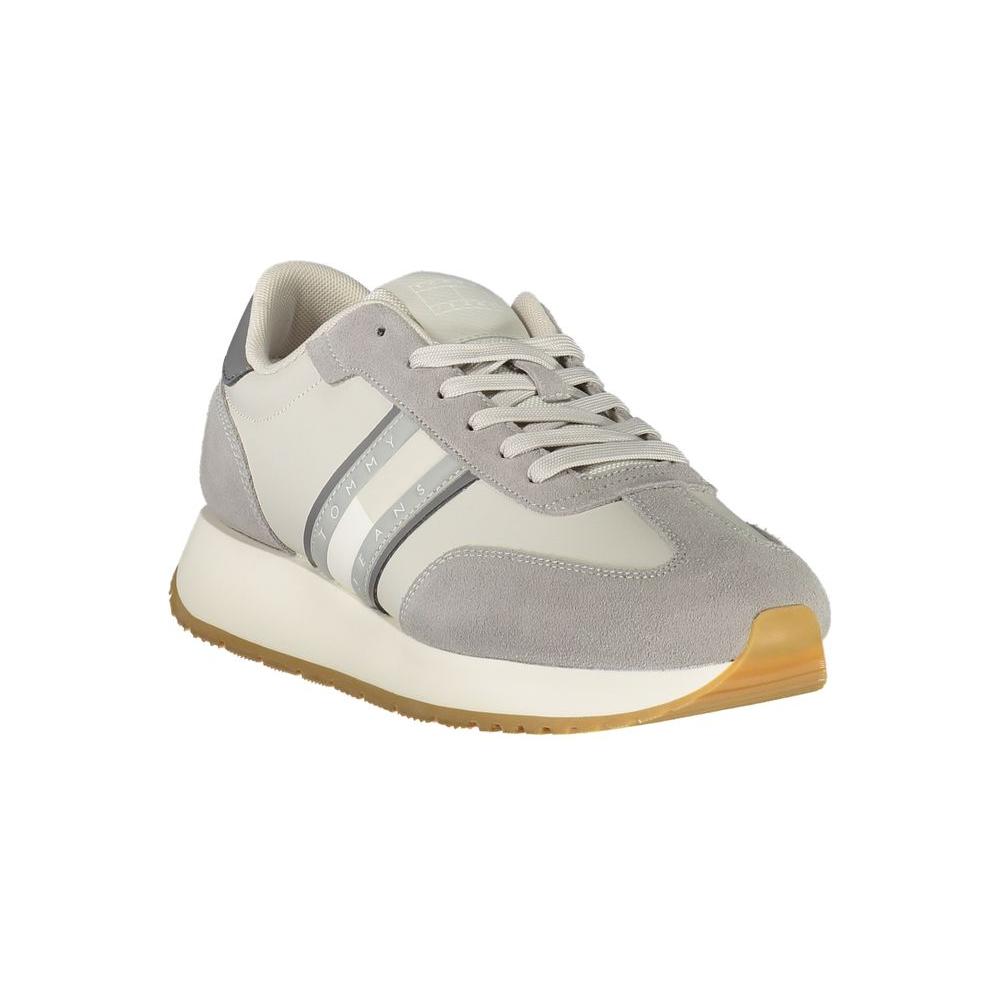 Tommy Hilfiger Brown Leather Men Sneaker