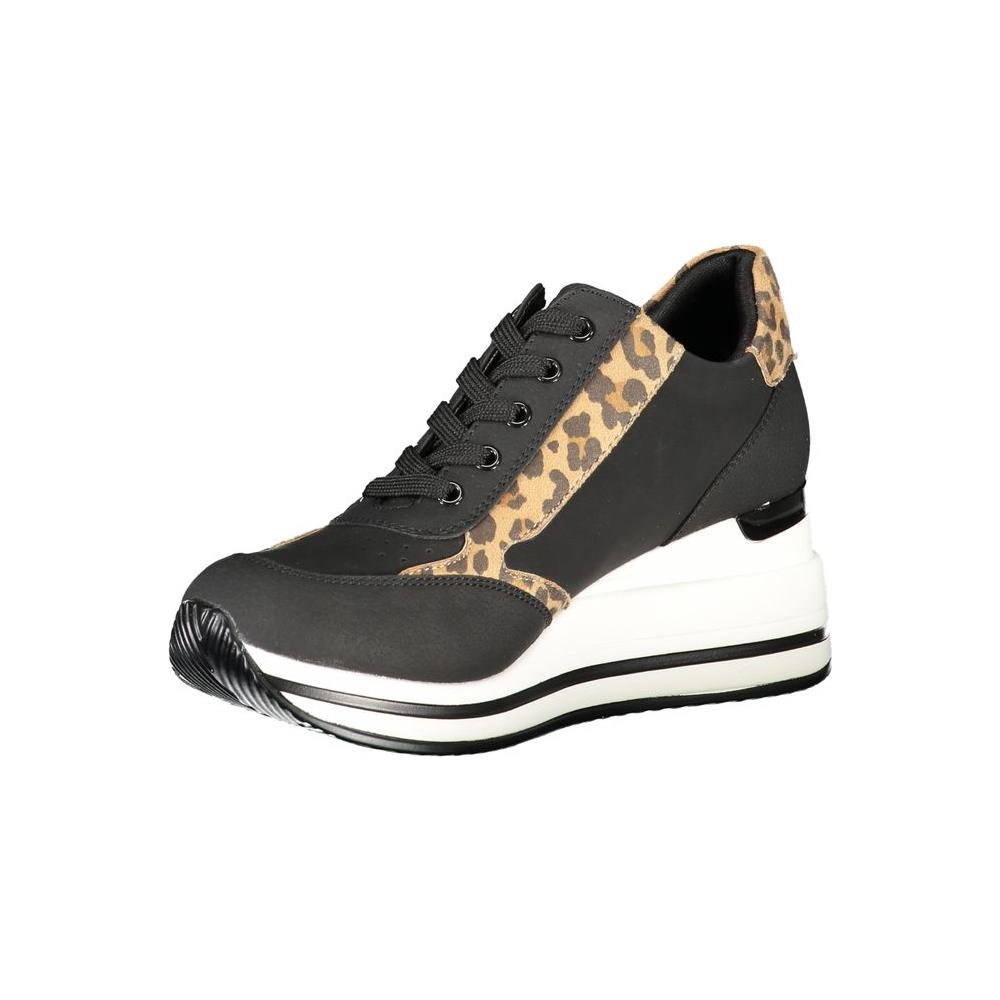 Laura Biagiotti Black Polyester Women Sneaker
