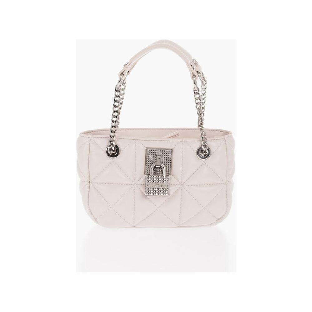 John Richmond Beige Polyethylene Shoulder Bag