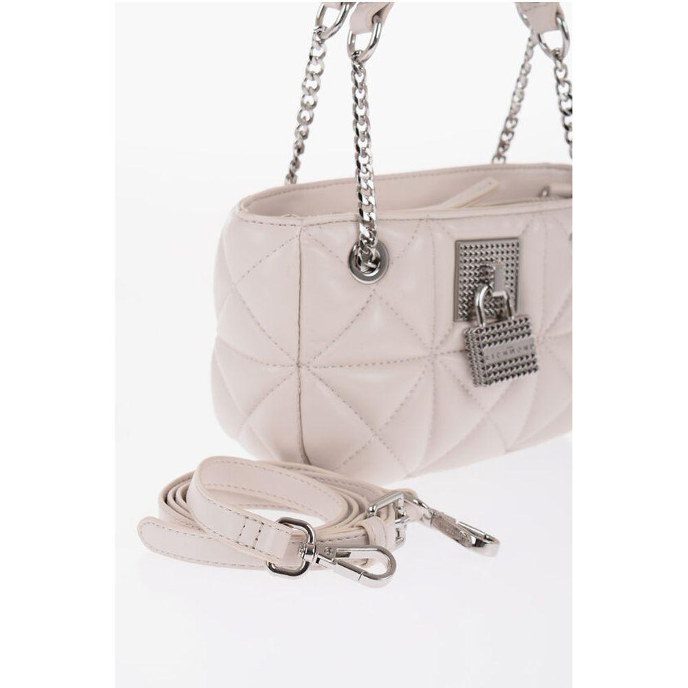 John Richmond Beige Polyethylene Shoulder Bag