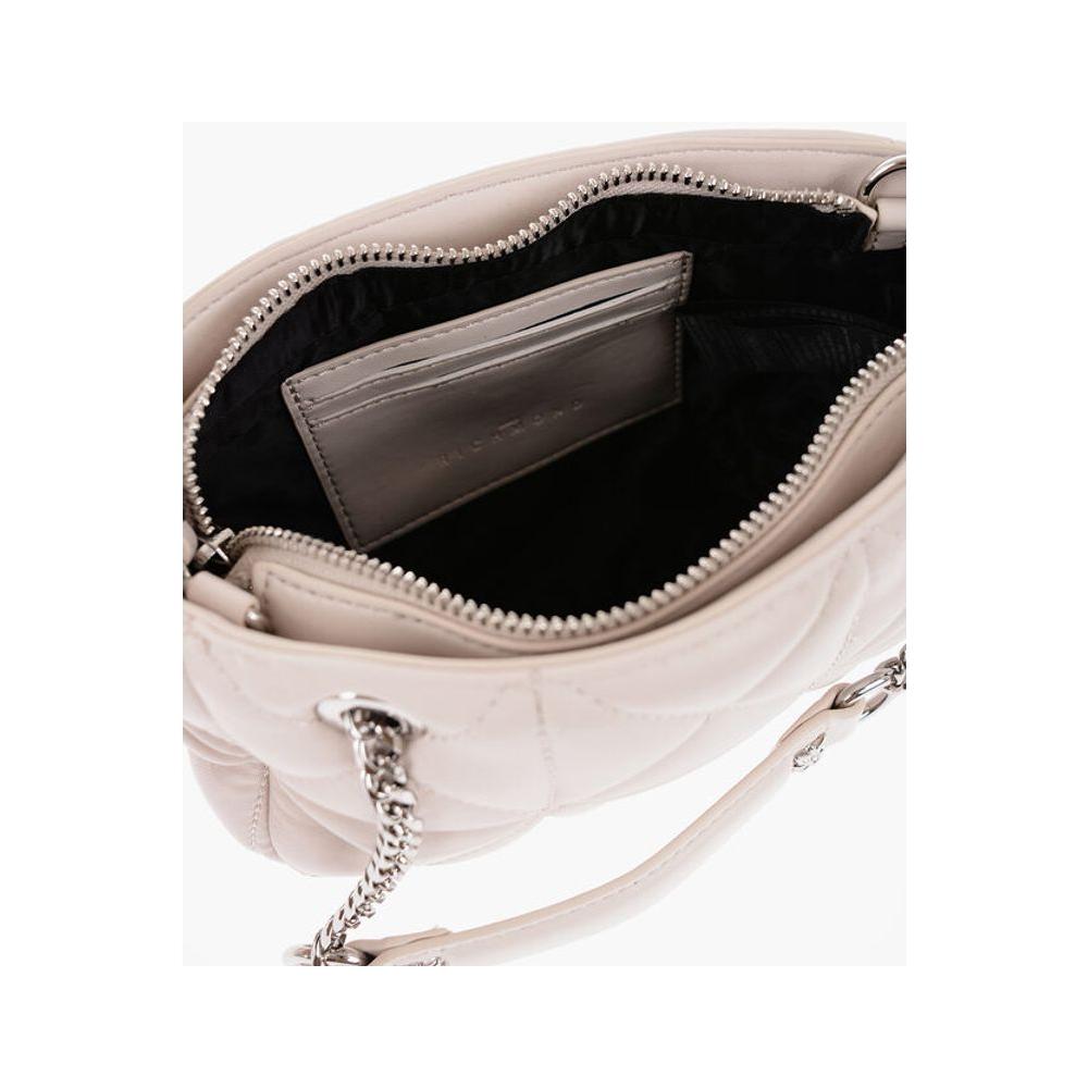 John Richmond Beige Polyethylene Shoulder Bag