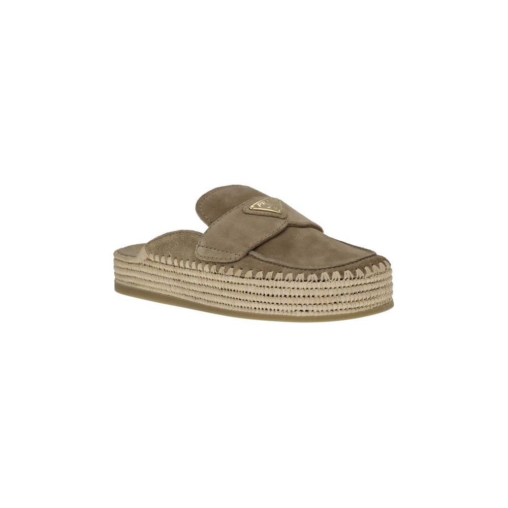 Prada Suede Mules