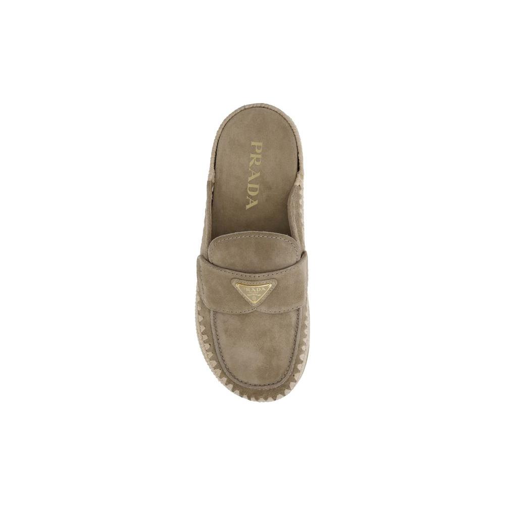 Prada Suede Mules