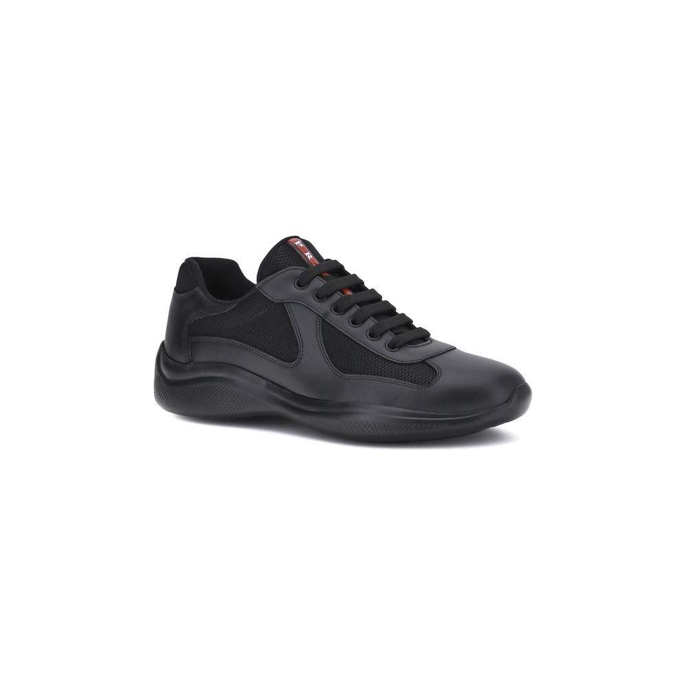 Prada-Prada America's Men Sneakers-1728,72470364320,Black,EU 38.5 | US 5.5,Men,Men - Shoes,New with tags,Prada,Shoes,Sneakers - Men - Shoes-PR-4E3400FG0006GWF0002-EU 38.5 | US 5.5