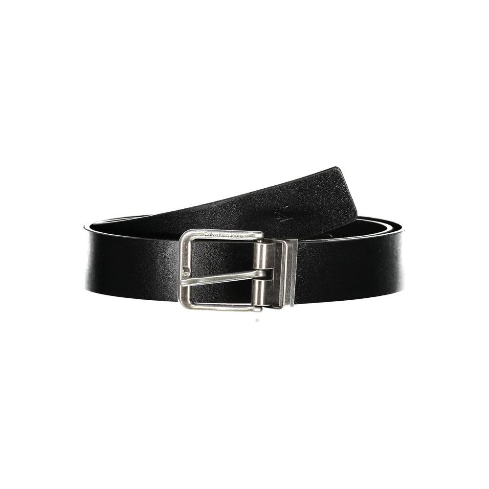 Calvin Klein Black Leather Men Belt
