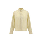 Jil Sander Satin Shirt JI-J40DL0165J70003265-IT36 | XS