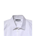 Dolce & Gabbana White Bib Cotton Poplin GOLD Formal Shirt TSH90699-40