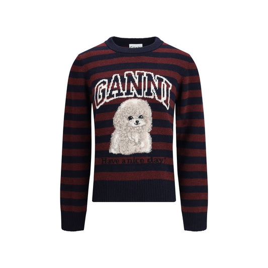 Ganni Multicolor Wool Sweatshirt
