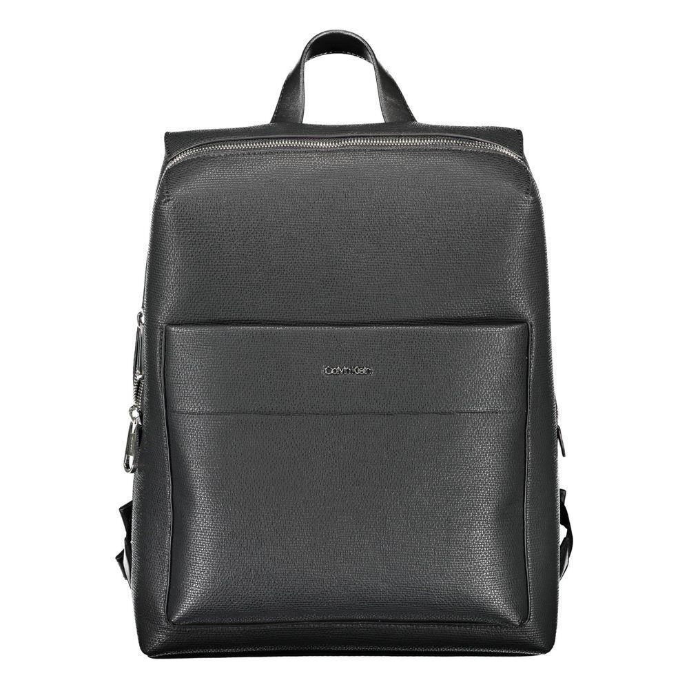 Calvin Klein Black Polyester Men Backpack CA-14269
