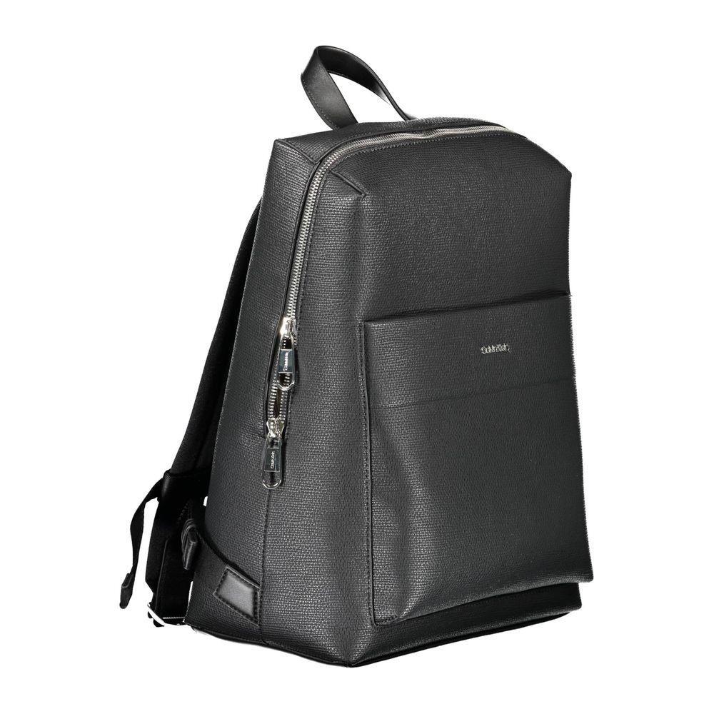 Calvin Klein Black Polyester Men Backpack CA-14269