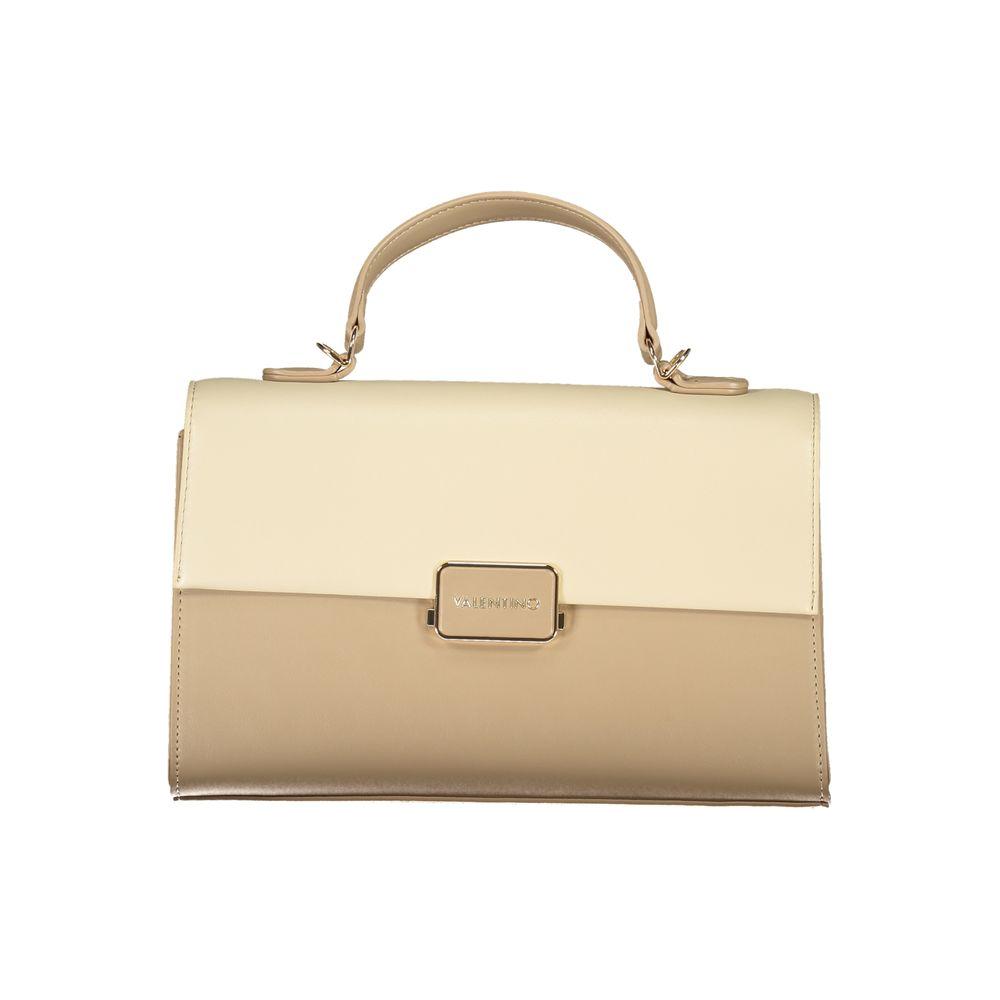 Valentino Bags Beige Polyethylene Women HandbagElevate your ensemble with the exquisite elegance of a Valentino Bags creation. A harmony of functionality and sophistication, this handbag features a sturdy handle, an adjustable and removable shoulder strap