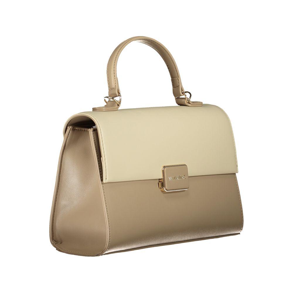 Valentino Bags Beige Polyethylene Women HandbagElevate your ensemble with the exquisite elegance of a Valentino Bags creation. A harmony of functionality and sophistication, this handbag features a sturdy handle, an adjustable and removable shoulder strap