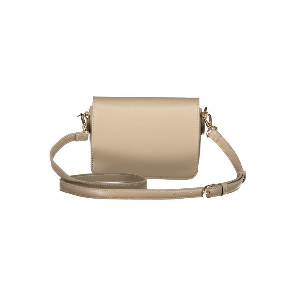 Valentino Bags Beige Polyethylene Women HandbagDive into the epitome of sustainable luxury with this effortlessly chic Valentino Bags handbag. Crafted to perfection from 100% Polyethylene, this beige beauty strikes the perfect balance between eco-consciou