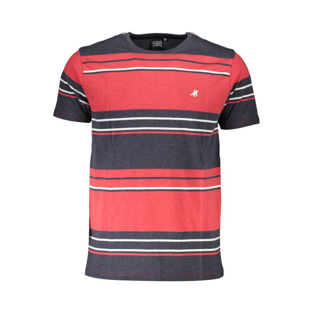 U.S. Grand PoloU.S. Grand Polo Red Cotton T-Shirt1728,67403481248,Men,New with tags,Red,T-Shirts - Men - Clothing,U.S. Grand Polo,XXL