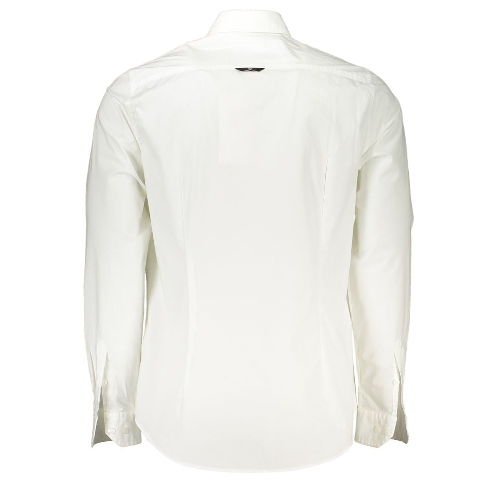 Calvin Klein Calvin Klein Elegant Slim Fit Long Sleeved White Shirt CA-27208-XL