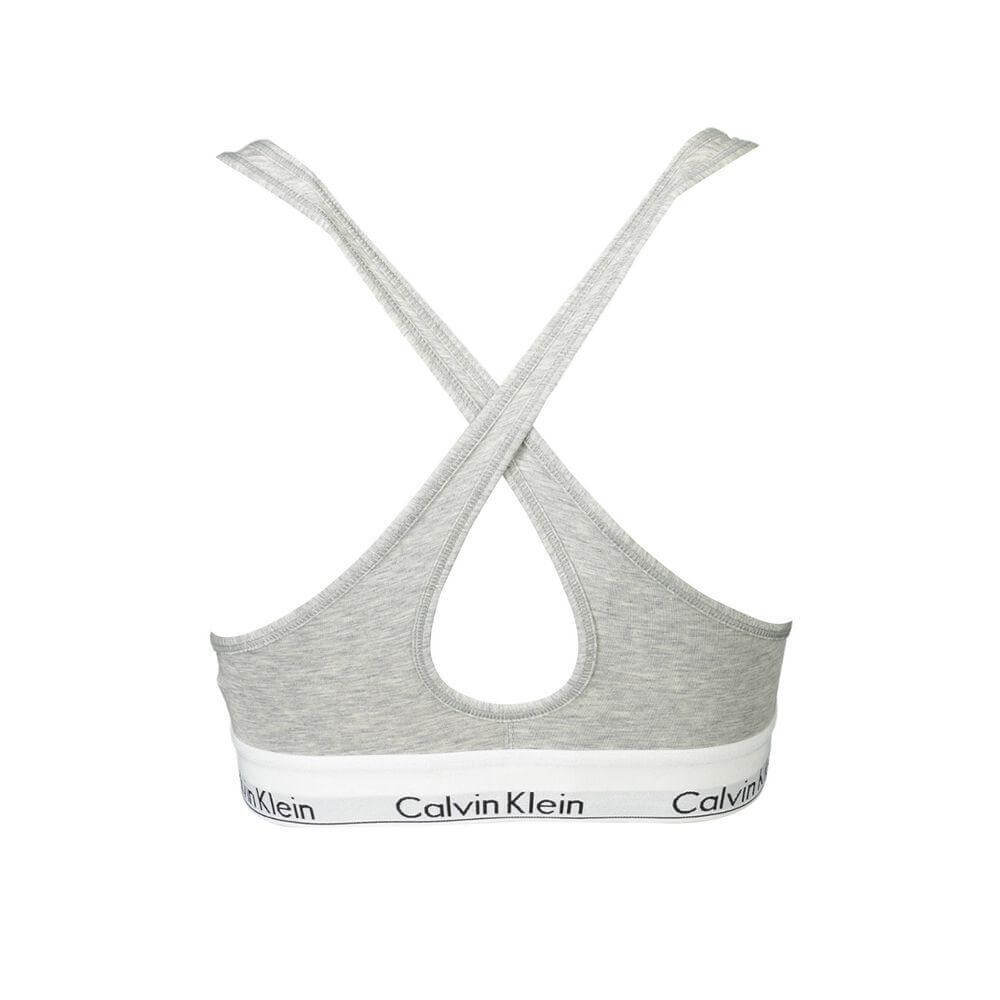 Calvin Klein Brown Cotton Women Bralette CA-37746-XS
