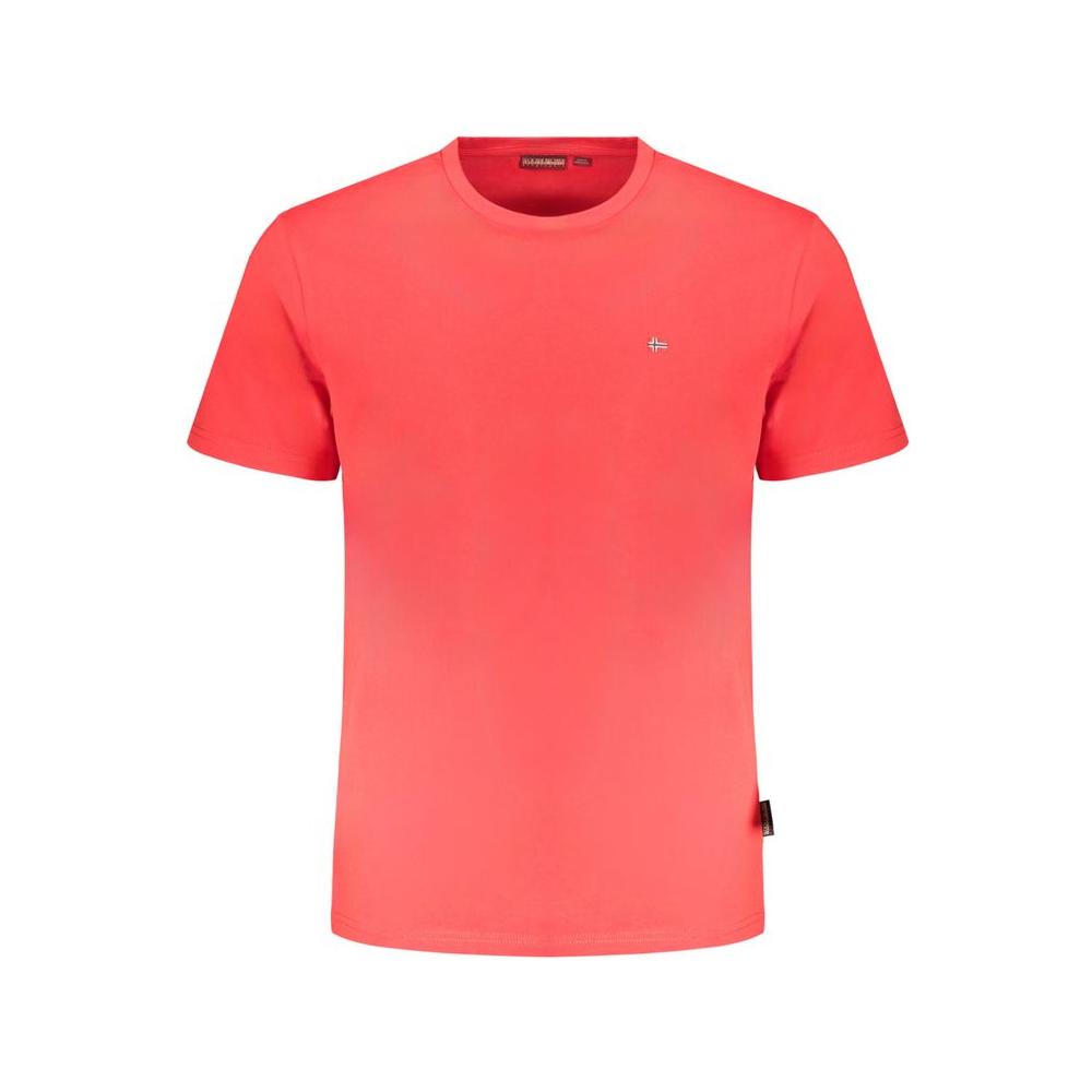 Napapijri Red Cotton T-Shirt