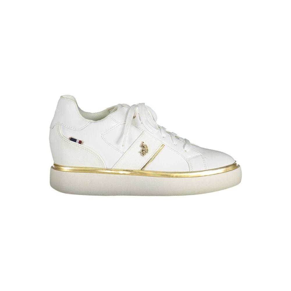 U.S. POLO ASSN. U.S. POLO ASSN. White Polyester Women Sneaker US-37992-EU36/US6