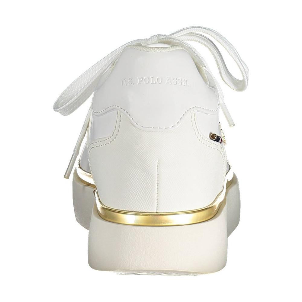 U.S. POLO ASSN. U.S. POLO ASSN. White Polyester Women Sneaker US-37992-EU36/US6