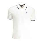 La Martina La Martina White Cotton Men Polo Shirt LA-38073-M