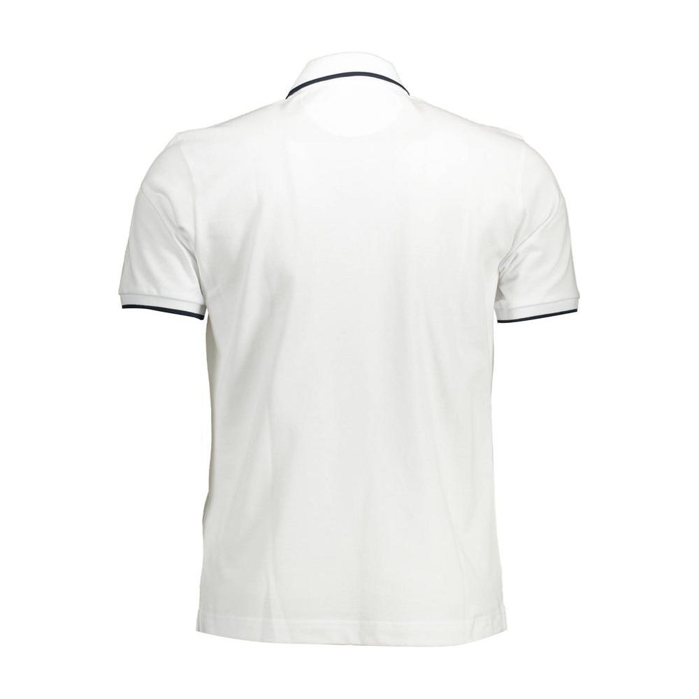 La Martina La Martina White Cotton Men Polo Shirt LA-38073-M