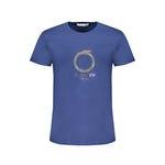 Trussardi Blue Cotton T-Shirt TR-30151-L