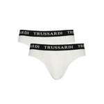 Trussardi Trussardi White Cotton Men Underwear Pack TR-36727-XL