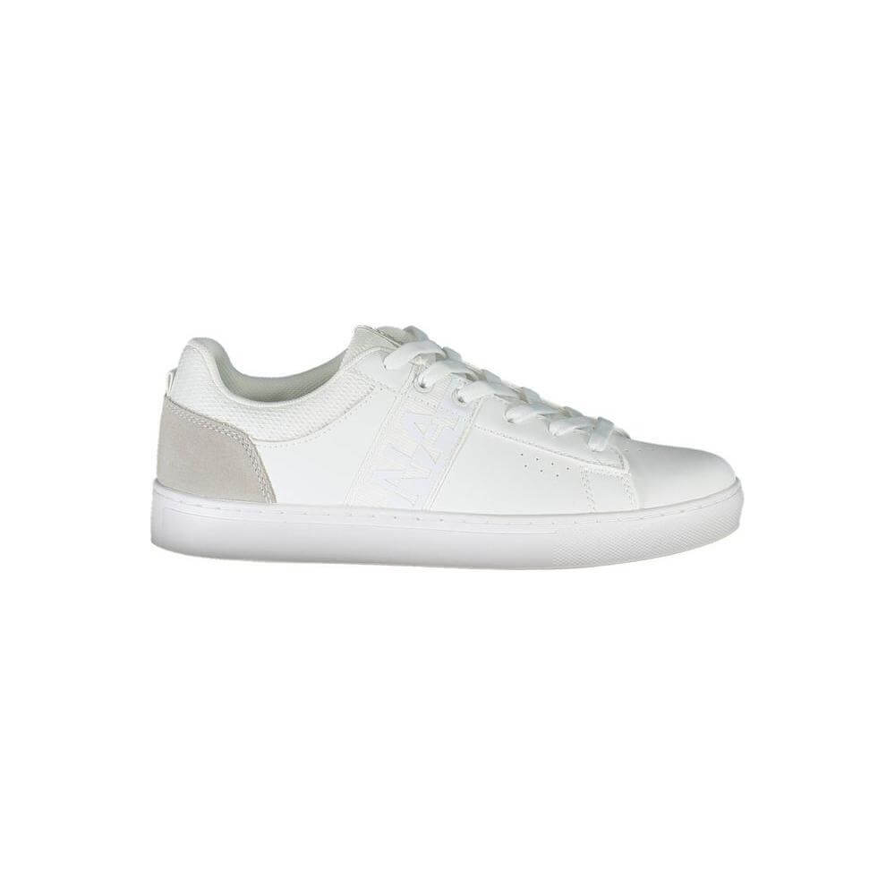 Napapijri White Leather Women Sneaker NA-37123-EU36/US6