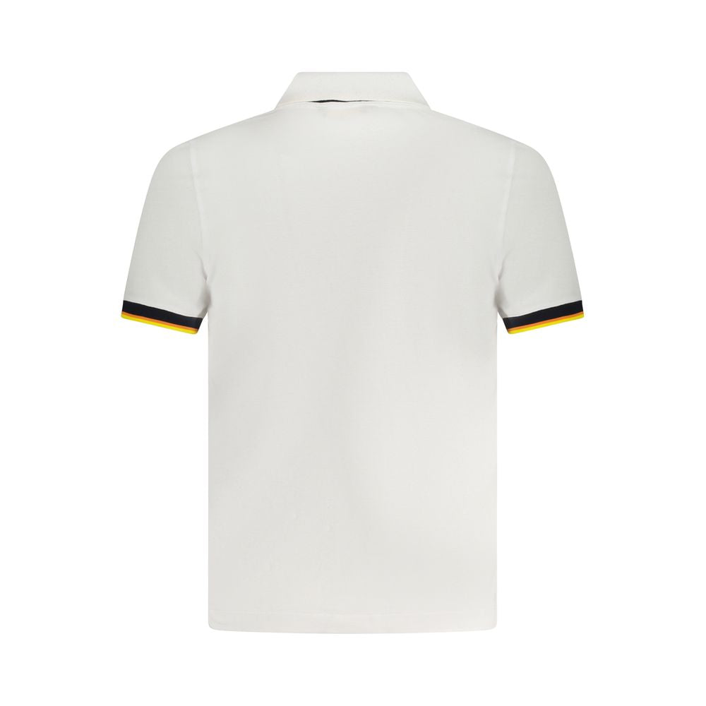 K-WAY K-WAY White Cotton Polo Shirt KW-38381-S