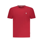 Marina Yachting Red Cotton Men T-Shirt