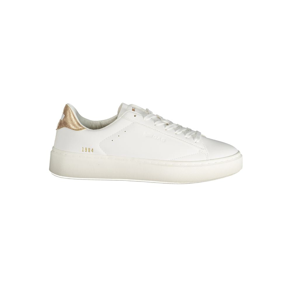 Gas White Polyester Women Sneaker GA-38601-EU40/US10