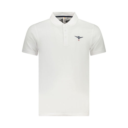 Accademia Militare White Cotton Polo Shirt