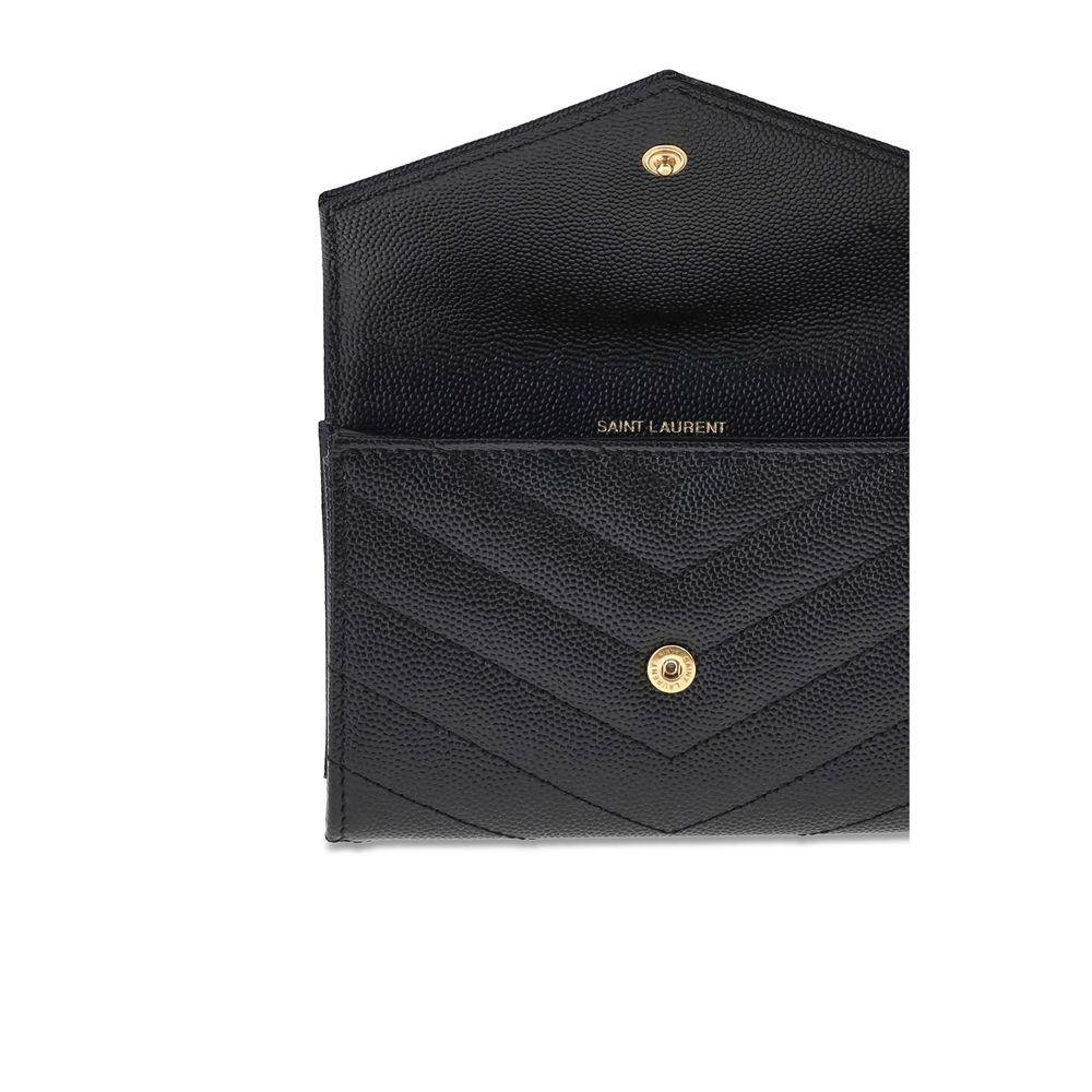 Saint Laurent Leather Wallet SA414404BOW011000BB