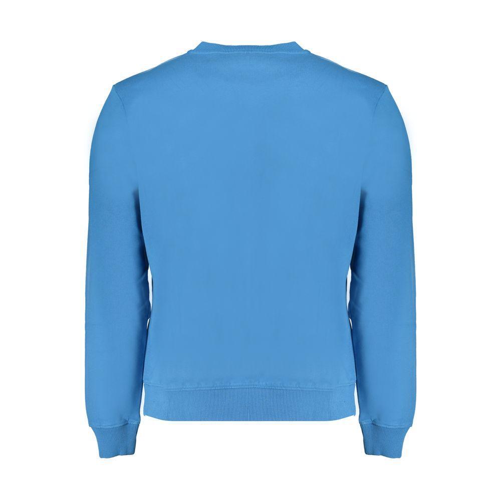 Napapijri Blue Cotton Sweater NA-31582-XL