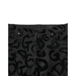 Dolce & Gabbana Gray Cotton DG Logo Straight Men Denim Jeans