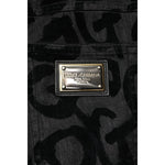 Dolce & Gabbana Gray Cotton DG Logo Straight Men Denim Jeans