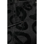 Dolce & Gabbana Gray Cotton DG Logo Straight Men Denim Jeans