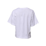 Dolce & Gabbana White Cotton Graphic Print Crew Neck T-shirt