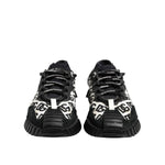Dolce & Gabbana Black Logo Lace Up Low Top NS1 Sneakers Shoes
