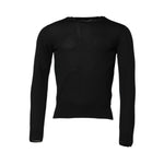 Dolce & Gabbana Black Cashmere Crew Neck Long Sleeves T-shirt TSH906967-46